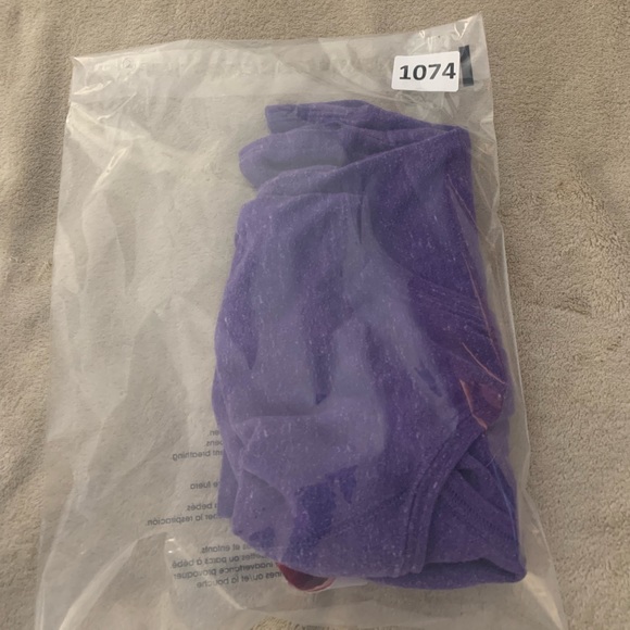 Nike Sportswear Just Do it Racerback Tank Top Size Small Purple Heather Women - Picture 7 of 7